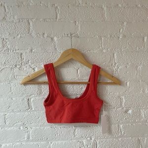 ARQ Wide Strap Bra cadmium